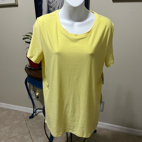 Sonoma Tops - NWT Sonoma Sleepwear Yellow Soft T-Shirt Top - M